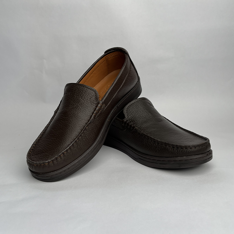 Mocassins Stylés en Cuir Véritable