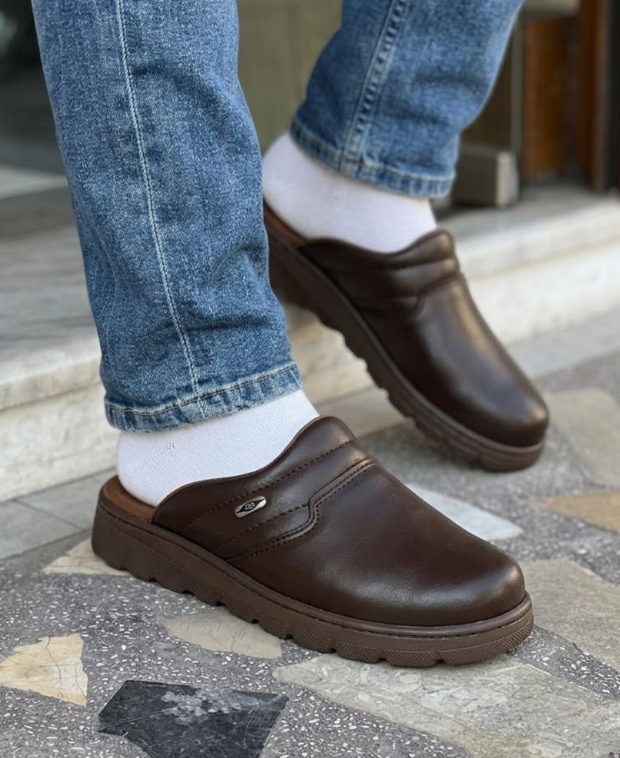 Sabots pour Hommes en Cuir