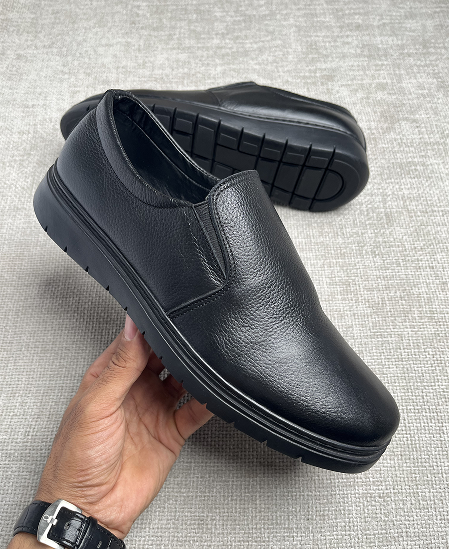 Chaussures en Cuir Grainé