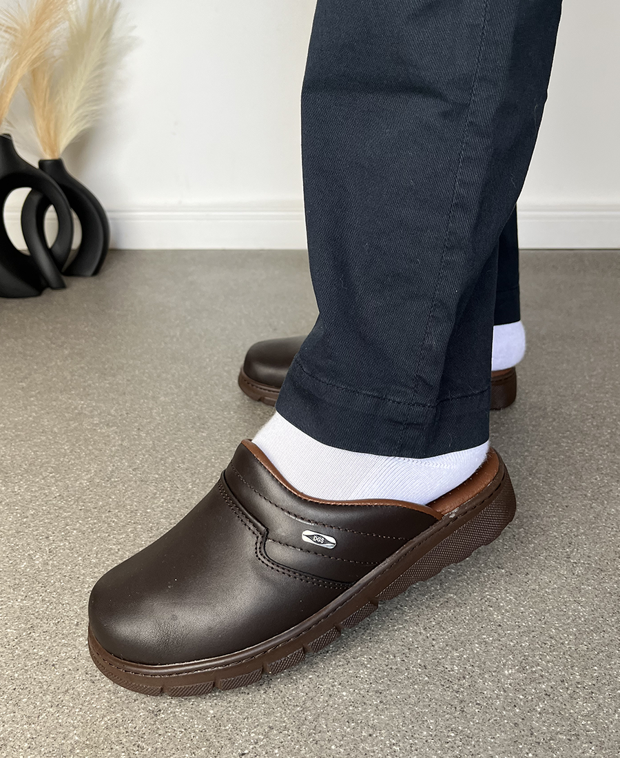 Sabots pour Hommes en Cuir