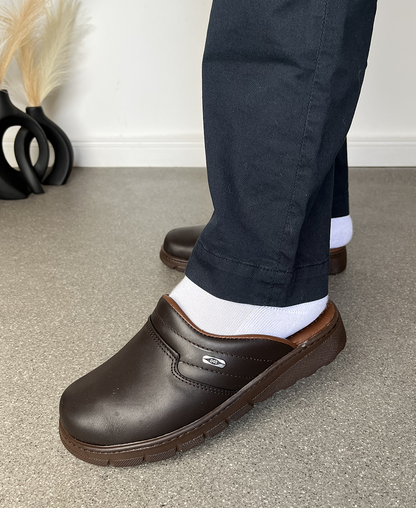 Sabots pour Hommes en Cuir