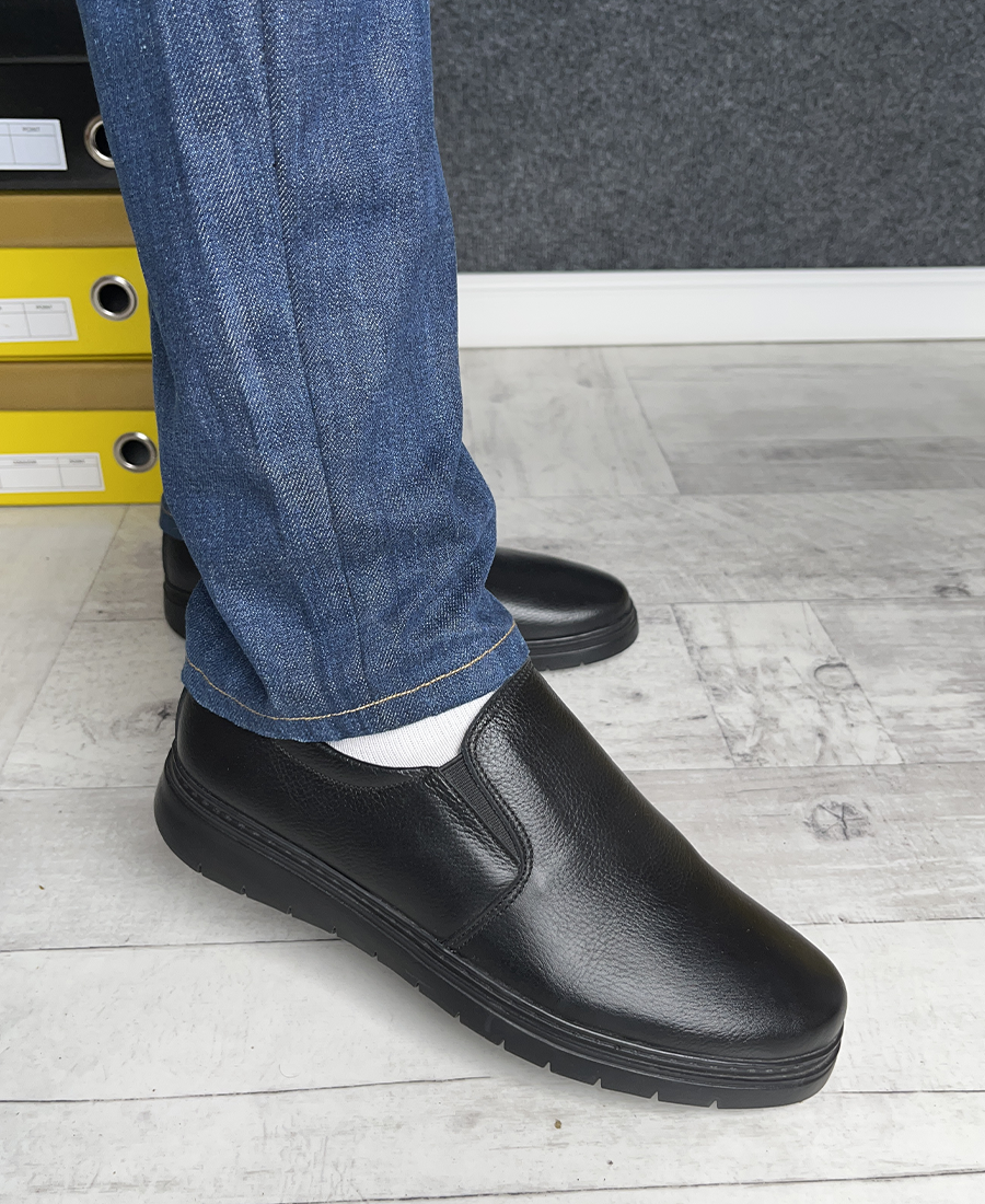 Chaussures en Cuir Grainé