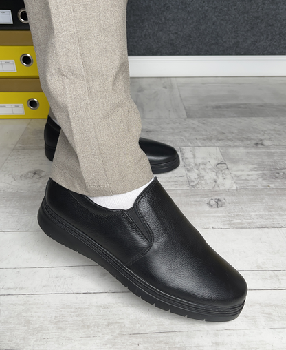 Chaussures en Cuir Grainé